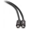 C2G 2,5 jalan Thunderbolt 4 USB-C kaapeli - 40Gbps, 100W PD, 8K, musta