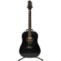 Samick D-1 BK Dreadnought akustinen kitara - musta