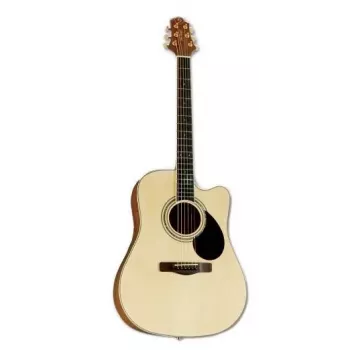 Samick GD-100SC NS Dreadnought Cutaway akustinen kitara - natur satin