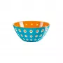 Guzzini Le Murrine tarjoilukulho 25 cm sininen/oranssi