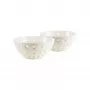 Guzzini Le Murrine 2 kpl:n kulhosarja 12 cm helmiäinen/valkoinen/helmiäinen