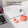 SBS TEEARTWSGOPODSR True Wireless Stereo -nappikuulokkeet latauskotelolla, Bluetooth 5.0, kosketusohjaus, punainen