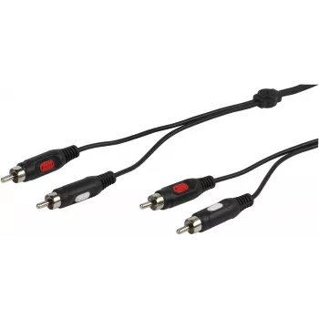 Vivanco äänikaapeli 2xRCA – 2xRCA 1.5 m (VVA2RCA15MMK)