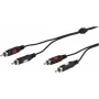 Vivanco 2xRCA–2xRCA-audiokaapeli 2,5 m (VVA2RCA25MMK)