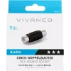 Vivanco RCA–RCA-audioadapteri (VVAADAPRCAFF)