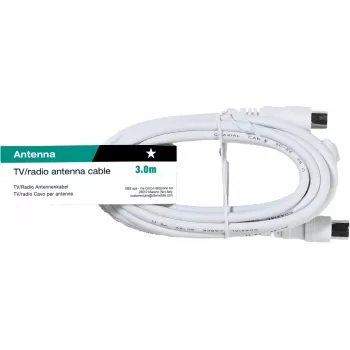 Vivanco antennikaapeli 3 m, uros–naaras (VVANX30MFW)