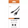 Vivanco USB-C–USB-A 3.0 -kaapeli 1 m (VVITCABUSBATYC15W)