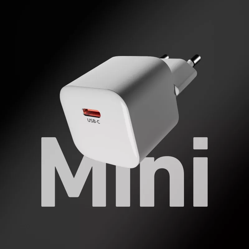 SBS 20W USB-C PD -seinälaturi - valkoinen