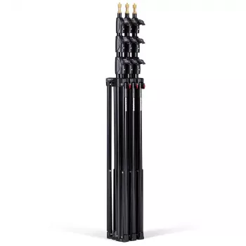Manfrotto 1004BAC-3 ilmaiskunvaimennettu 4-osainen valojalustasarja (3 kpl:n pakkaus, musta)