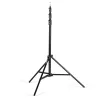 Manfrotto 1004BAC-3 ilmaiskunvaimennettu 4-osainen valojalustasarja (3 kpl:n pakkaus, musta)
