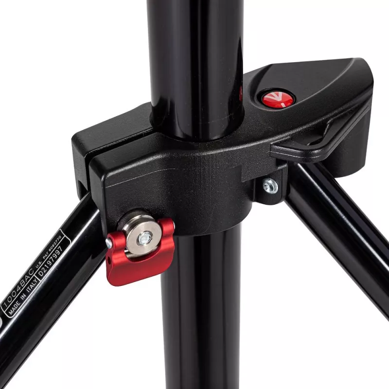 Manfrotto 1004BAC-3 ilmaiskunvaimennettu 4-osainen valojalustasarja (3 kpl:n pakkaus, musta)