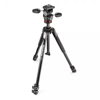 Manfrotto MK190X3-3W1 alumiinijalusta 3-tiepäällä