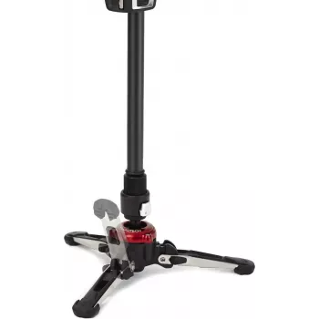 Manfrotto MVMXPROBASE Fluid-jalustajalka FLUIDTECH 3D-liikkeellä XPRO-jalustoille, musta