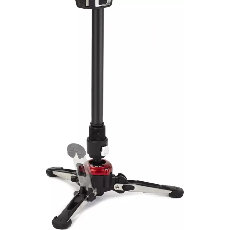 Manfrotto MVMXPROBASE Fluid-jalustajalka FLUIDTECH 3D-liikkeellä XPRO-jalustoille, musta