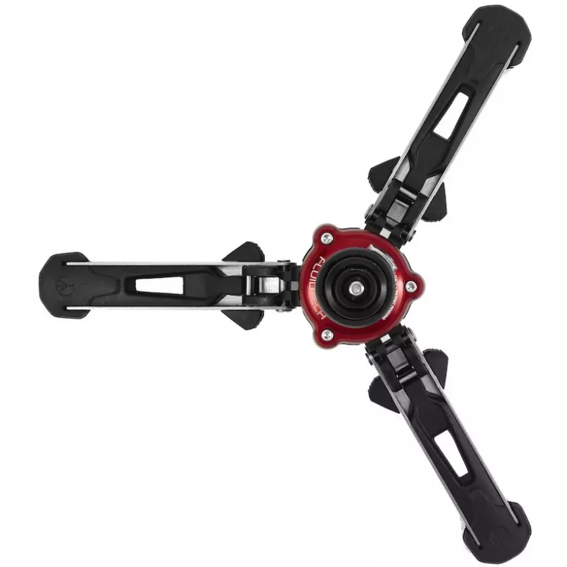 Manfrotto MVMXPROBASE Fluid-jalustajalka FLUIDTECH 3D-liikkeellä XPRO-jalustoille, musta