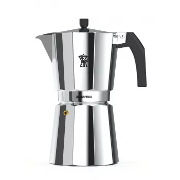 PEZZETTI Italexpress liesi-espressokeitin 0,7 L alumiini musta