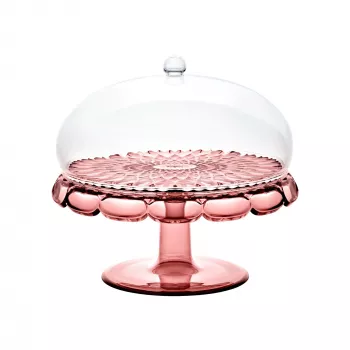 Guzzini Vanity kakkujalusta lasikuvulla, Mauve, 30 cm