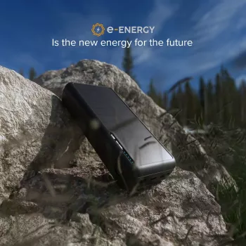 SBS aurinkopankki 20000 mAh Fast Charge musta