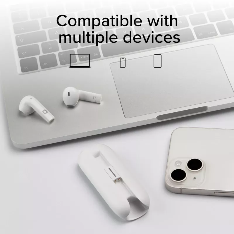 SBS Nu Blade True Wireless -nappikuulokkeet (TWS), valkoinen (TEEARTWSBLADEBTW)