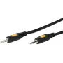 Vivanco audiokaapeli 3,5 mm – 3,5 mm 0,75 m (VVAJACK07MMK)