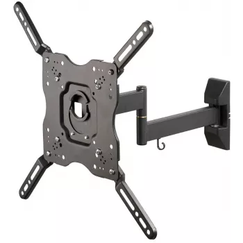 Vivanco Full Motion TV-seinäteline 32-55 tuuman näytöille 35 kg asti, VESA 400x400, kallistettava ja käännettävä, musta