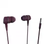 Vivanco VVEARSOLIDSOUNDR johdolliset in-ear-kuulokkeet 3,5 mm jakkipistokkeella, punainen
