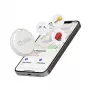 SBS Track My Circle Apple Find My -yhteensopiva paikannin - valkoinen