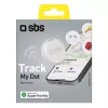 SBS Track My Circle Apple Find My -yhteensopiva paikannin - valkoinen