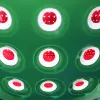 Guzzini Le Murrine 2 kpl kulhosarja 12 cm smaragdinvihreä/valkoinen/punainen