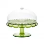 Guzzini Vanity kakkuteline lasikuvulla, lumpeenvihreä, 30 cm