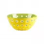 Guzzini Le Murrine tarjoilukulho 25 cm sahraminkeltainen/valkoinen/vedenvihreä