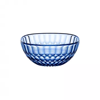 Guzzini Vanity kulho 25 cm Denim Blue – läpinäkyvä SAN tarjoilu- ja koristekulho, 2,5 l