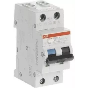 ABB 2CSR275180R0165 vikavirtasuojakytkin 1P+N 16A C-käyrä 30mA AC Type 6kA 2 moduulia DS201
