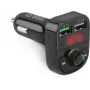 SBS TECARFM2USB Bluetooth FM-lähetin handsfree-toiminnolla ja kahdella USB-latausliitännällä