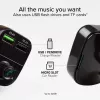 SBS TECARFM2USB Bluetooth FM-lähetin handsfree-toiminnolla ja kahdella USB-latausliitännällä