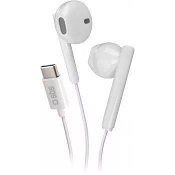 SBS Studio Mix 65c langalliset USB-C-kuulokkeet, valkoinen (TEEARTYCAPW)