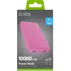 SBS TTBB10000FASTP 10000mAh varavirtalähde, pinkki