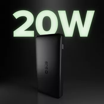 SBS TTBB10000FASTPD20K 10000mAh Power Delivery 20W varavirtalähde musta