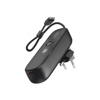 SBS TETRBB5000PD20 5000 mAh 20W Power Delivery varavirtalähde musta