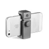 Manfrotto MTWISTGRIP yleinen älypuhelinpidike Twist-Lockilla, alumiini, musta/harmaa