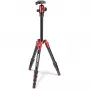 Manfrotto Element Traveller 5-osainen alumiinijalusta kuulapäällä, punainen