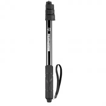 Manfrotto MPOLEVR alumiininen jatkovarsi 360°- ja action-kameroille, 4 osaa, 66-200 cm, musta