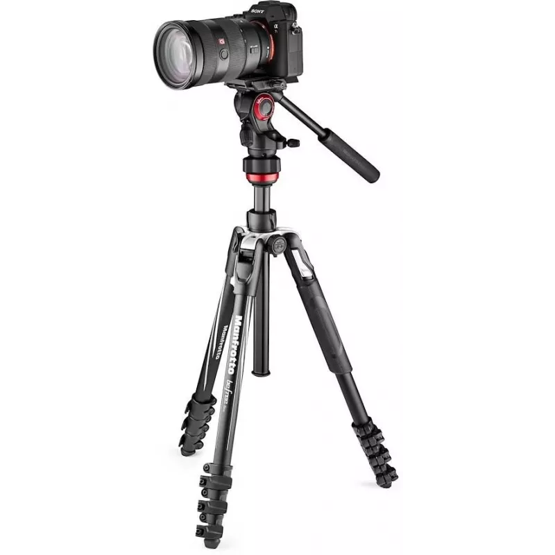 Manfrotto BEFREE Live Lever hiilikuituinen videokalustosarja nestepäällä