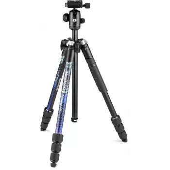 Manfrotto MKELMII4BL-BH Element MII 4-osainen alumiinijalusta kuulapäällä, sininen