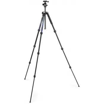 Manfrotto MKELMII4BL-BH Element MII 4-osainen alumiinijalusta kuulapäällä, sininen