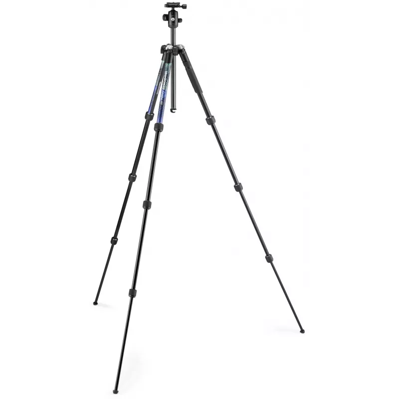 Manfrotto MKELMII4BL-BH Element MII 4-osainen alumiinijalusta kuulapäällä, sininen