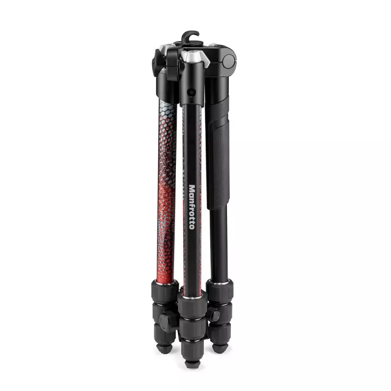Manfrotto MKELMII4RD-BH Element MII 4-osainen alumiinijalusta kuulapäällä, punainen