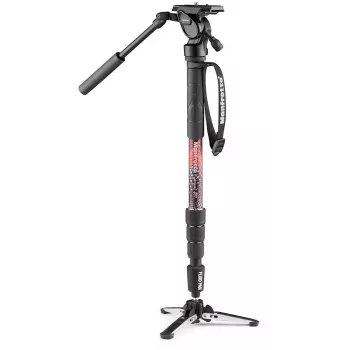 Manfrotto Element MII -videokolmijalka 400-nestepäällä, alumiini, musta