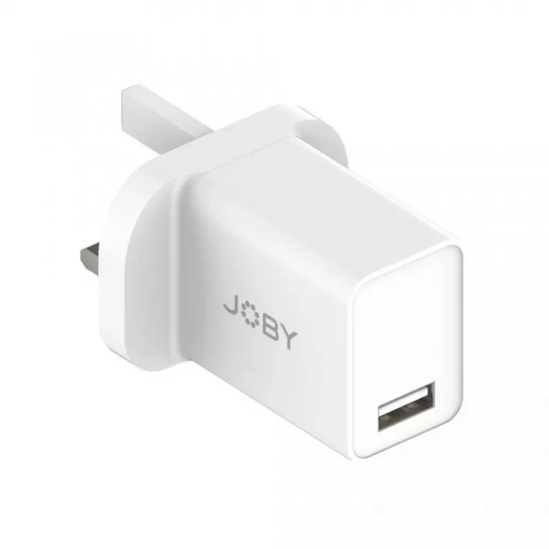USB-A-seinälaturi, UK, Joby 12W (2,4A) (JB01804-BWW)