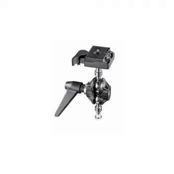Manfrotto 155RC kaksiakselinen jalustapää pikaistukalla, 6 kg kantavuus, 360° panoraama, alumiini, musta